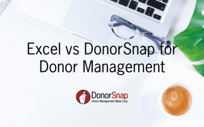 Excel vs DonorSnap for DonorManagement