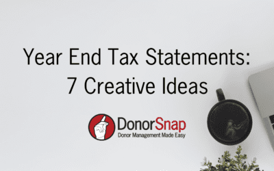 Year End Tax Statements: 7 Creative Ideas