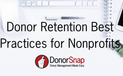 Donor Retention Best Practices for Nonprofits