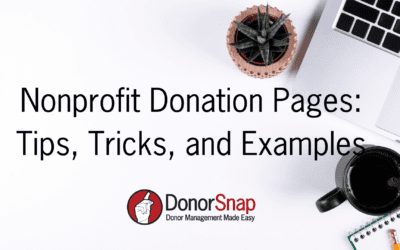 Nonprofit Donation Pages: Tips, Tricks, and Examples