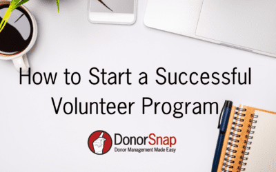 How to Start a Successful Volunteer Program