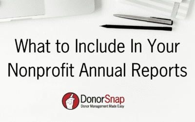 What to Include in Your Nonprofit Annual Reports